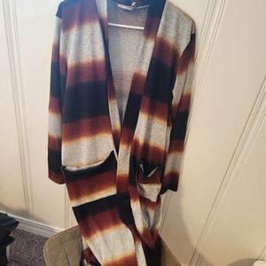 super-fun, long cardigan